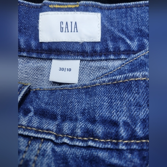 GAP x CULT GAIA Asymmetric Blue Denim Maxi Skirt. Sz 30/10 NWT - Picture 5 of 10